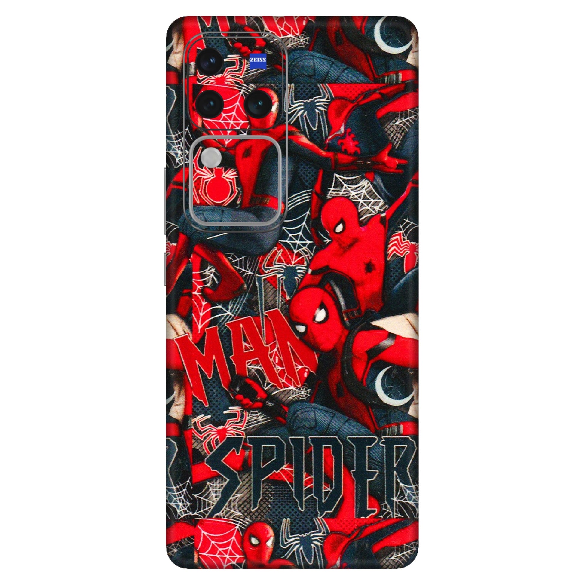 VIVO Z/V/X/T/U/S Series Phone Skins (All Models) - SpiderMan Cool - 3D Embossed Finish (L-188) Vivo V30 Pro (5G)