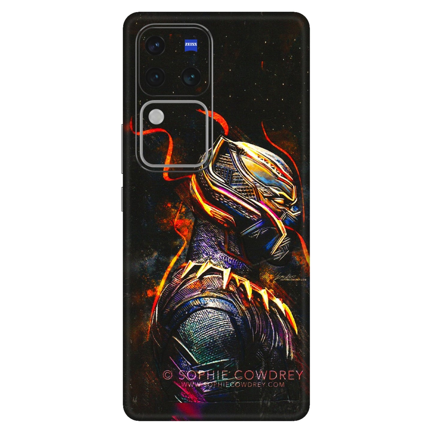 VIVO Z/V/X/T/U/S Series Phone Skins (All Models) - Black Panther - 3D Embossed Finish (L-190) Vivo V30 Pro (5G)