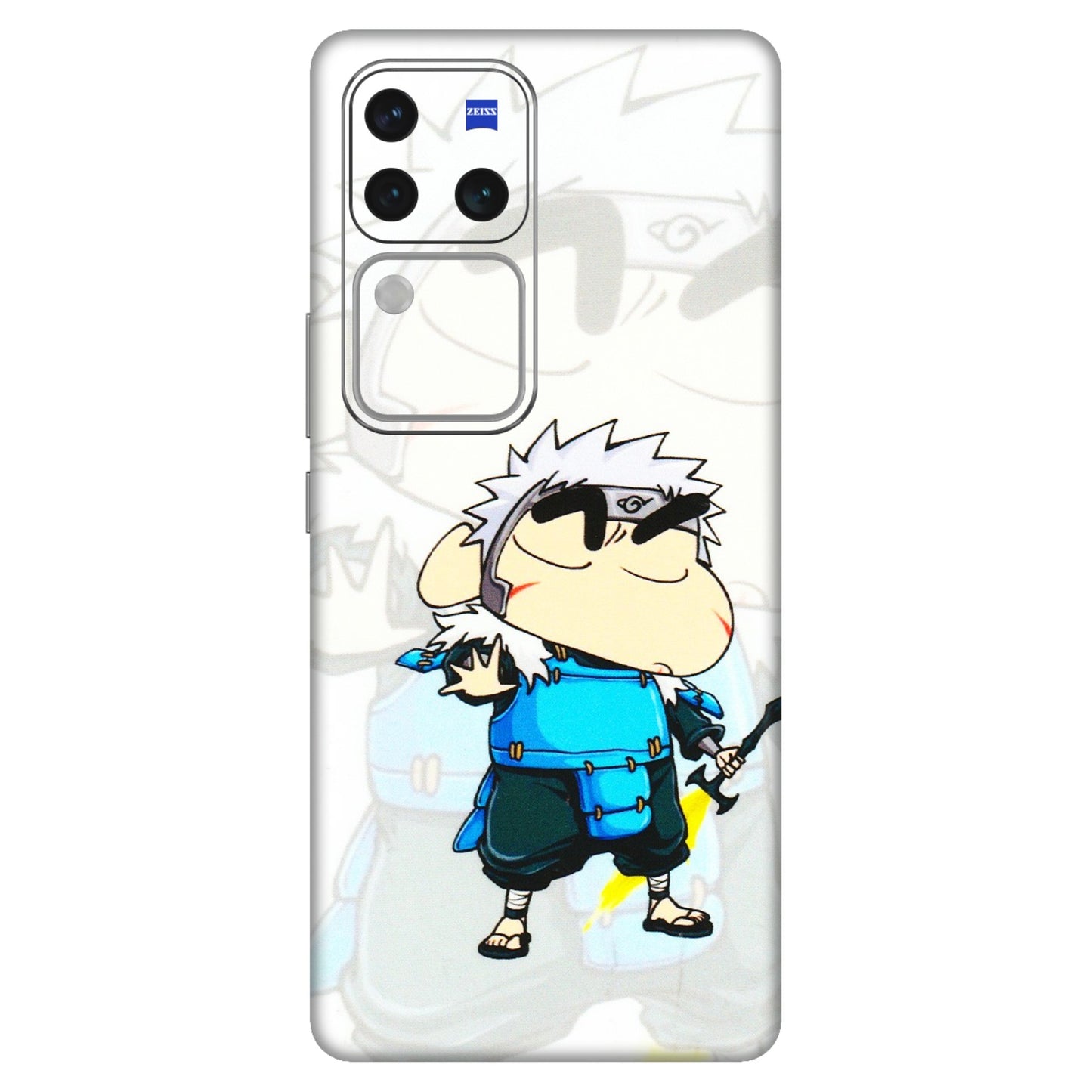 VIVO Z/V/X/T/U/S Series Phone Skins (All Models) - Angry Young Shinchan - 3D Embossed Finish (L-226) Vivo V30 Pro (5G)