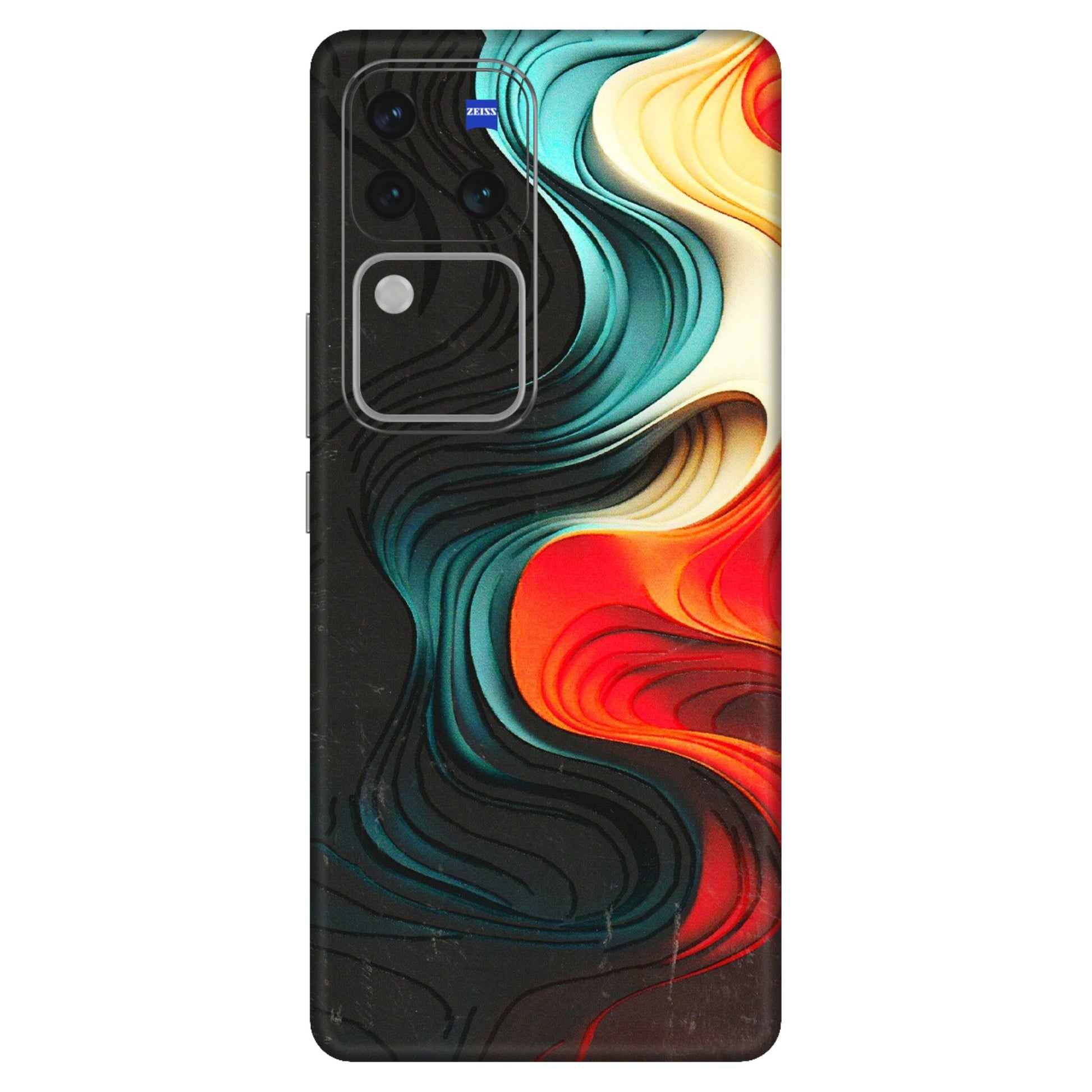VIVO Z/V/X/T/U/S Series Phone Skins (All Models) - The Silky Swirl - 3D Embossed Finish (L-240) Vivo V30 Pro (5G)