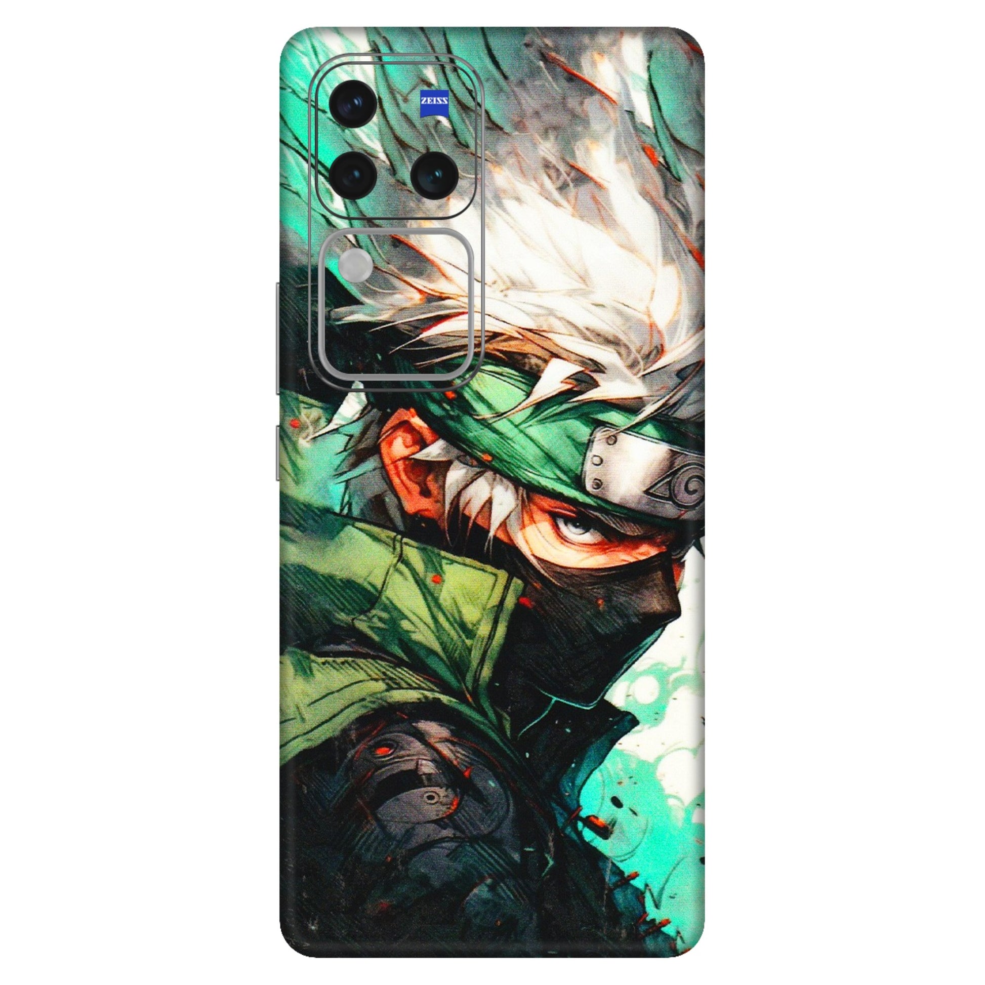 VIVO Z/V/X/T/U/S Series Phone Skins (All Models) - Kakashi Side Profile - 3D Embossed Finish (L-249) Vivo V30 Pro (5G)