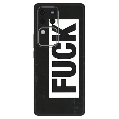 VIVO Z/V/X/T/U/S Series Phone Skins (All Models) - The F Word - 3D Embossed Finish (L-255) Vivo V30 Pro (5G)