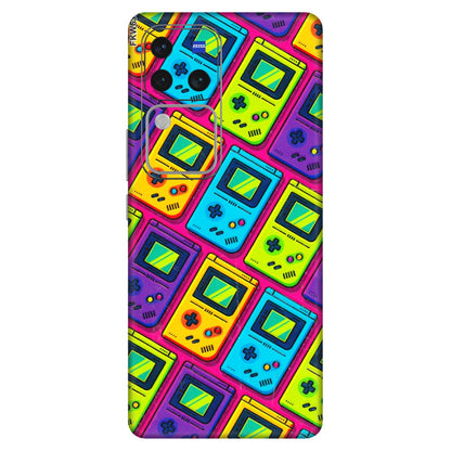 VIVO Z/V/X/T/U/S Series Phone Skins (All Models) - Gameboy Colourful - 3D Embossed Finish (L-266) Vivo V30 Pro (5G)