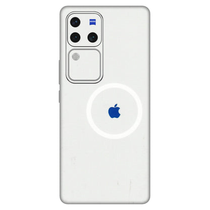 VIVO Z/V/X/T/U/S Series Phone Skins (All Models) - iPhone Magsafe Logo - 3D Embossed Finish (L-320) Vivo V30 Pro (5G)