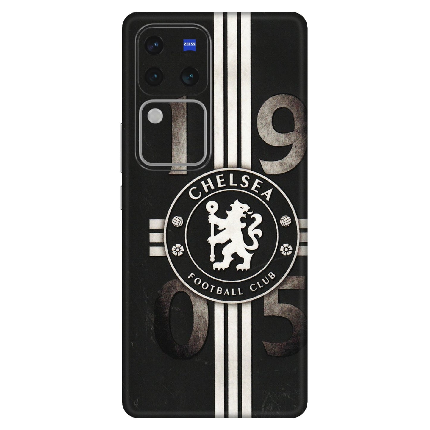VIVO Z/V/X/T/U/S Series Phone Skins (All Models) - Chelsea Fan Club - 3D Embossed Finish (L-36) Vivo V30 Pro (5G)