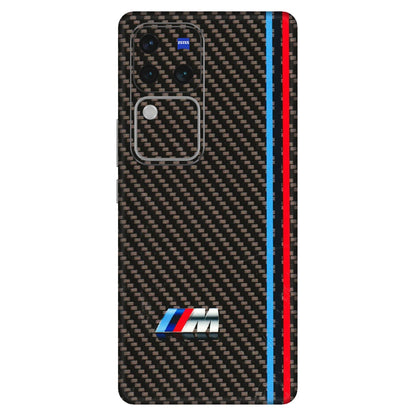 VIVO Z/V/X/T/U/S Series Phone Skins (All Models) - BM Carbon Fiber Feels - 3D Embossed Finish (L-38) Vivo V30 Pro (5G)