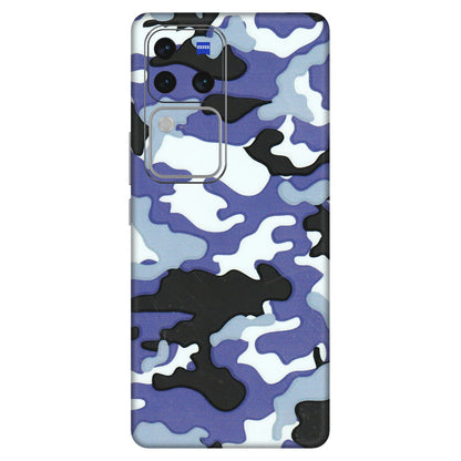 VIVO Z/V/X/T/U/S Series Phone Skins (All Models) - Powerfull Military Camoflauge - 3D Embossed Finish (L-49) Vivo V30 Pro (5G)