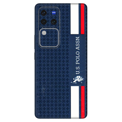VIVO Z/V/X/T/U/S Series Phone Skins (All Models) - US POLO Designer Brand - 3D Embossed Finish (L-65) Vivo V30 Pro (5G)