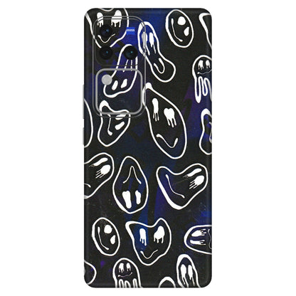 VIVO Z/V/X/T/U/S Series Phone Skins (All Models) - Distorted Smileys - 3D Embossed Finish (L-92) Vivo V30 Pro (5G)