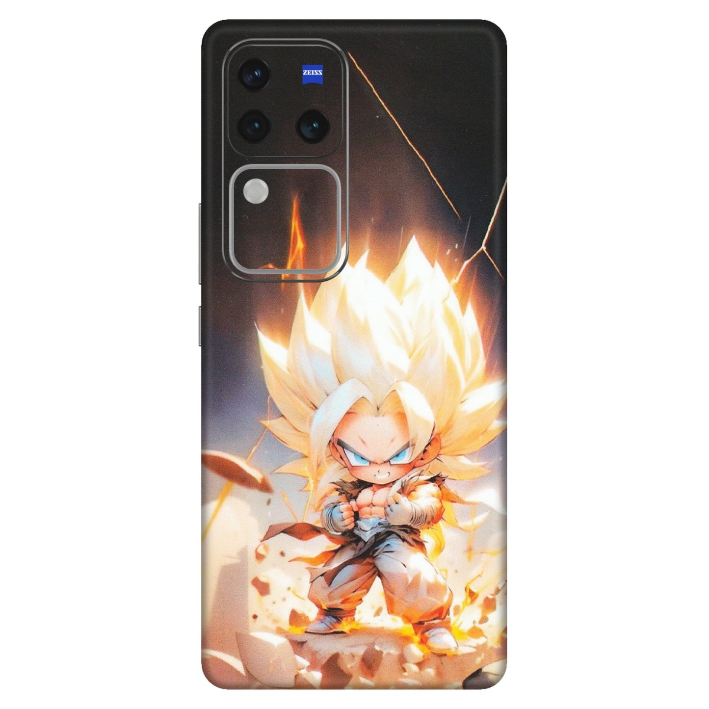 VIVO Z/V/X/T/U/S Series Phone Skins (All Models) - Goku Dragon Cute Anime - Matte Finish (M-131) Vivo V30 Pro (5G)