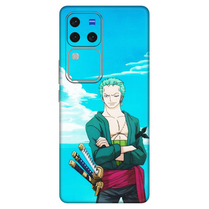 VIVO Z/V/X/T/U/S Series Phone Skins (All Models) - Cool Swordman Zoro Anime - Matte Finish (M-143) Vivo V30 Pro (5G)