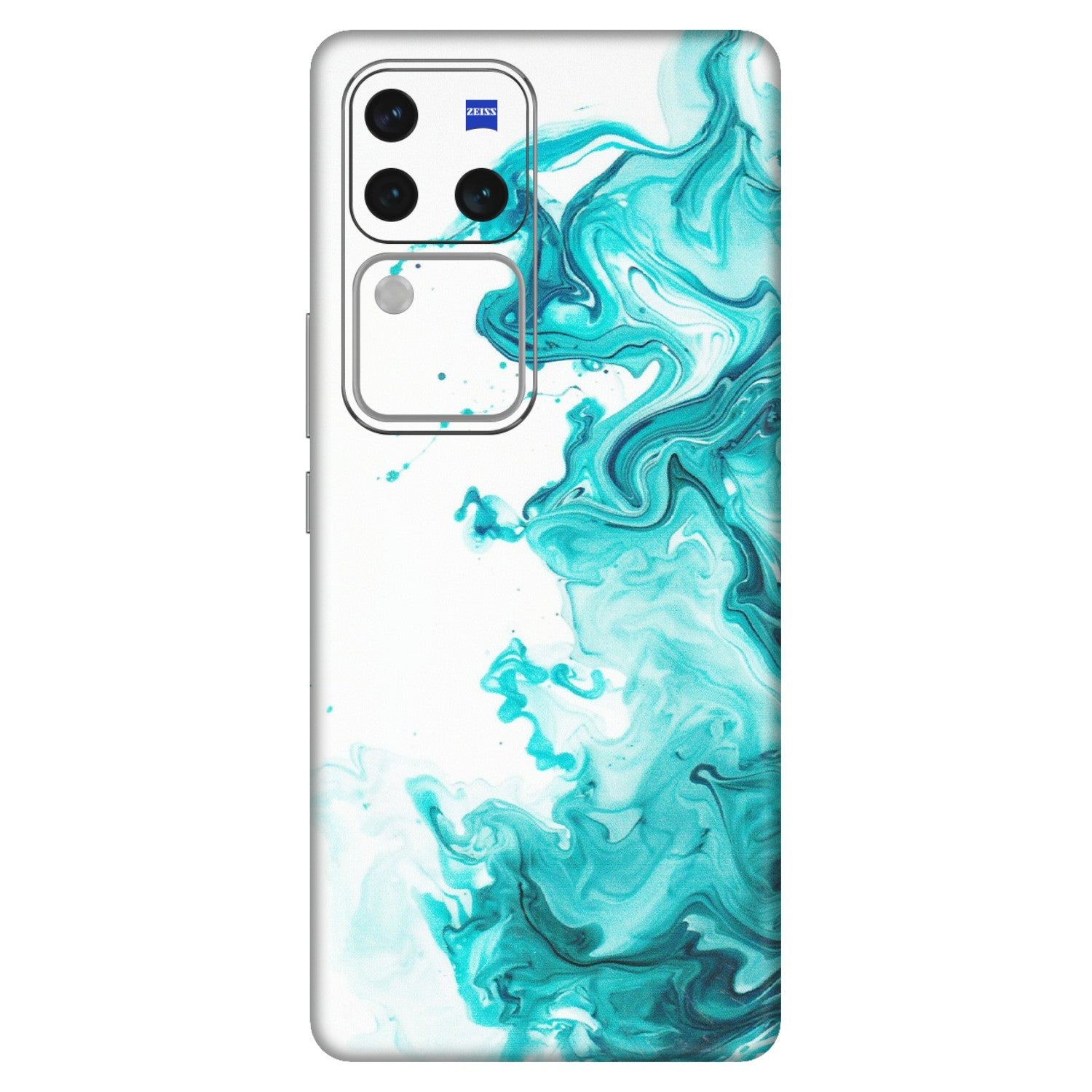 VIVO Z/V/X/T/U/S Series Phone Skins (All Models) - Sky Blue Abstract Colour - Matte Finish (M-146) Vivo V30 Pro (5G)
