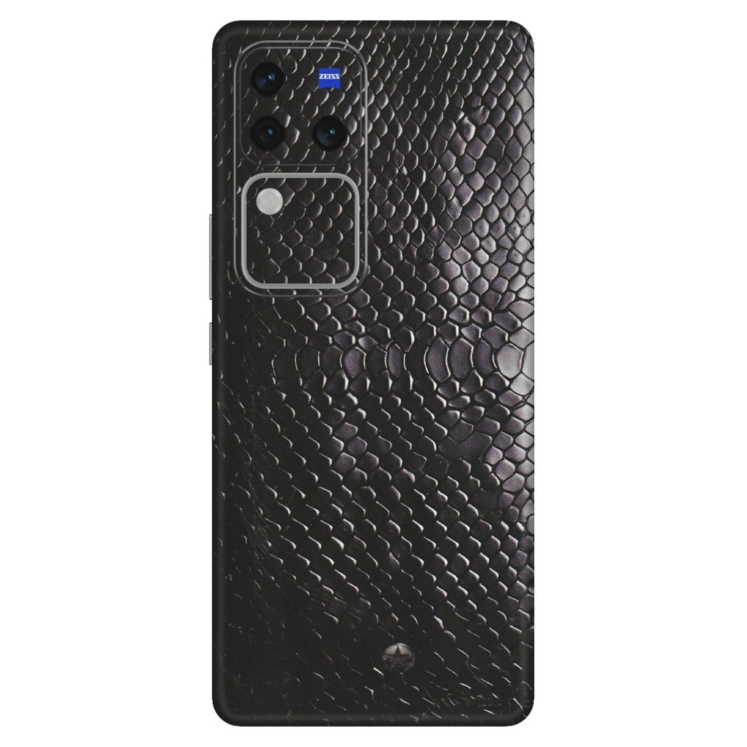 VIVO Z/V/X/T/U/S Series Phone Skins (All Models) - Black Snack Leather - Matte Finish (M-147) Vivo V30 Pro (5G)