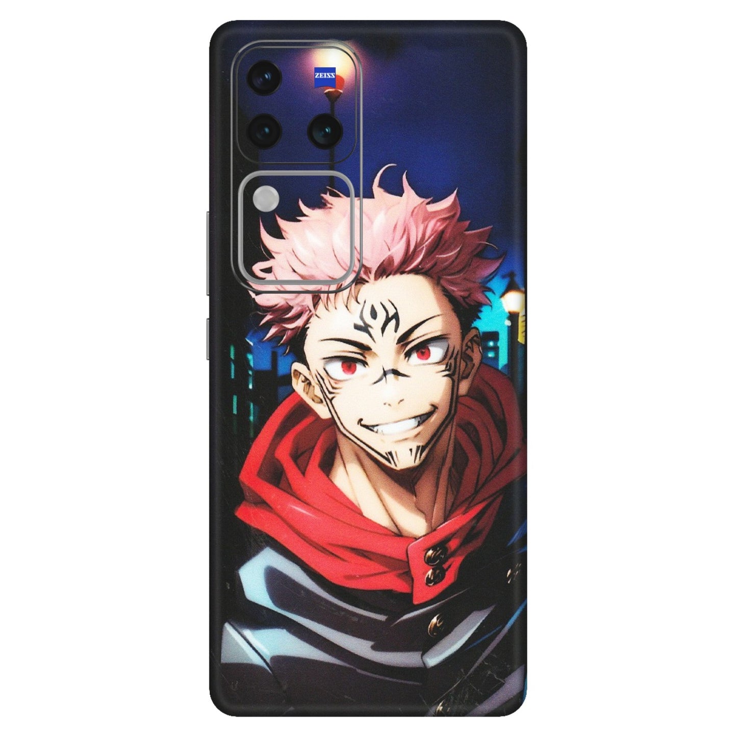 VIVO Z/V/X/T/U/S Series Phone Skins (All Models) - Yuji Itadori Funny Face Anime - Matte Finish (M-152) Vivo V30 Pro (5G)