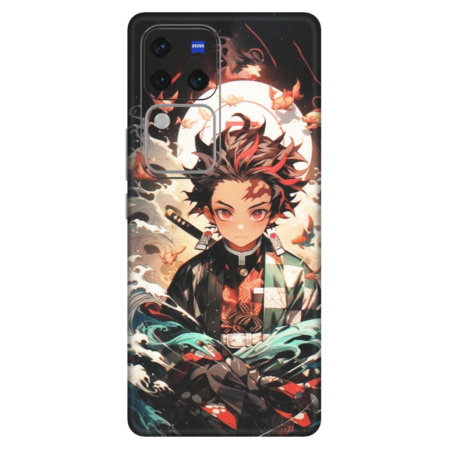 VIVO Z/V/X/T/U/S Series Phone Skins (All Models) - Tanjiro Demon Slayer Anime - Matte Finish (M-158) Vivo V30 Pro (5G)