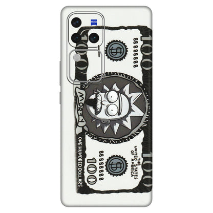 VIVO Z/V/X/T/U/S Series Phone Skins (All Models) - Rick And Morty Hundred Dollar Anime - Matte Finish (M-161) Vivo V30 Pro (5G)