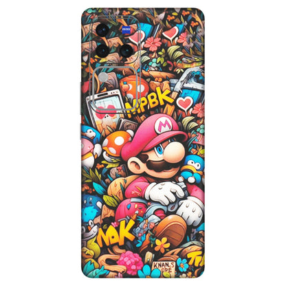 VIVO Z/V/X/T/U/S Series Phone Skins (All Models) - Super Mario Bros Artistic - Matte Finish (M-173) Vivo V30 Pro (5G)