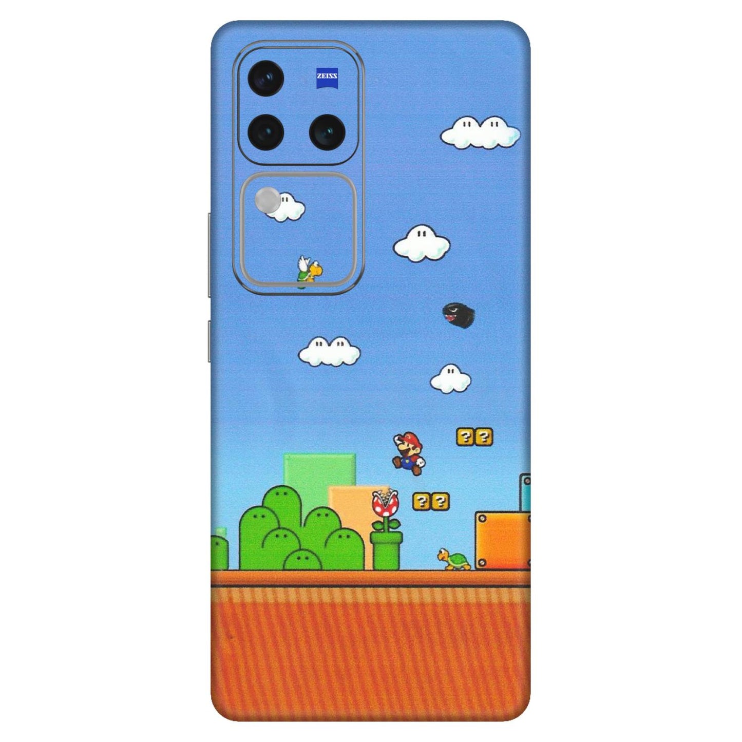 VIVO Z/V/X/T/U/S Series Phone Skins (All Models) - Mario Game Scene - Matte Finish (M-24) Vivo V30 Pro (5G)