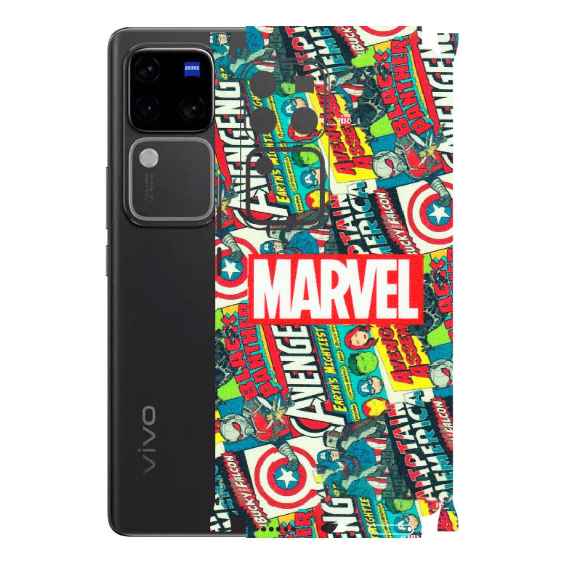 VIVO Z/V/X/T/U/S Series Phone Skins (All Models) - Marvel Comic Lover - Matte Finish (M-30) Vivo V30 Pro (5G)