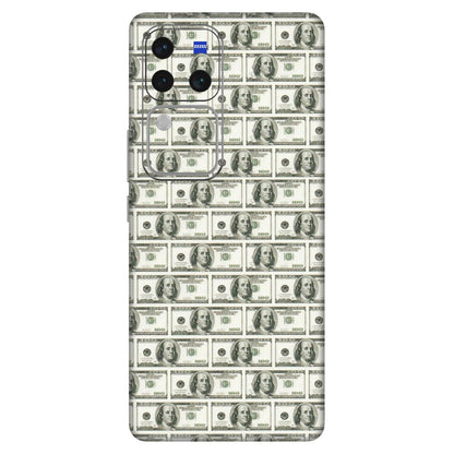 VIVO Z/V/X/T/U/S Series Phone Skins (All Models) - I Love Dollars - Matte Finish (M-40) Vivo V30 Pro (5G)