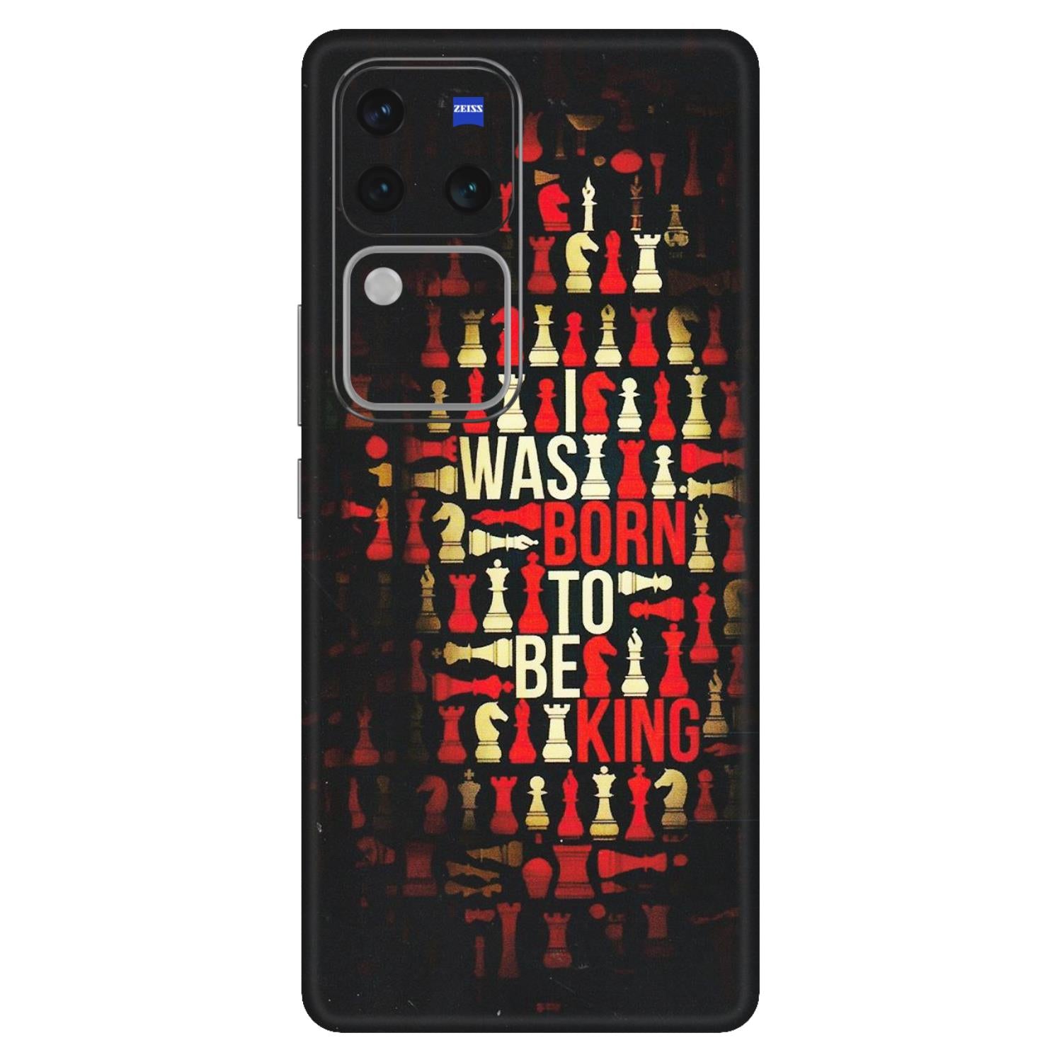 VIVO Z/V/X/T/U/S Series Phone Skins (All Models) - Born To Be King - Matte Finish (M-73) Vivo V30 Pro (5G)