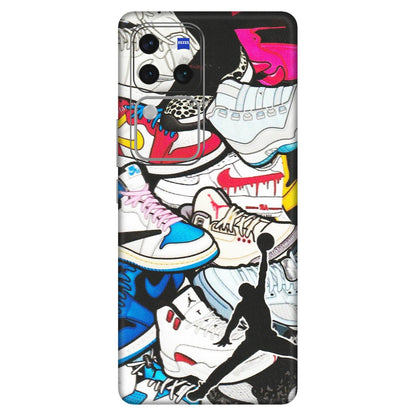 VIVO Z/V/X/T/U/S Series Phone Skins (All Models) - Jordan Sneakers Fan - Matte Finish (M-80) Vivo V30 Pro (5G)