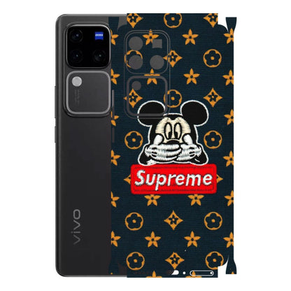 VIVO Z/V/X/T/U/S Series Phone Skins (All Models) - Mickey Supreme - Matte Finish (M-83) Vivo V30 Pro (5G)