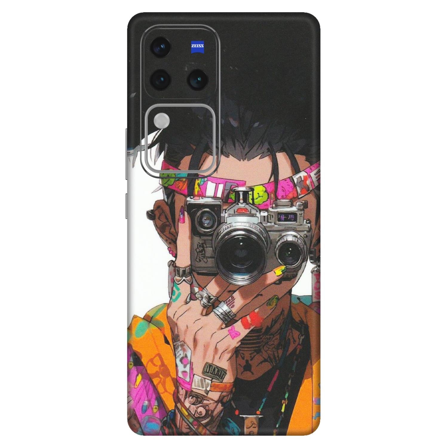 VIVO Z/V/X/T/U/S Series Phone Skins (All Models) - Camera Lover Girl - Matte Finish (M-09) Vivo V30 Pro (5G)