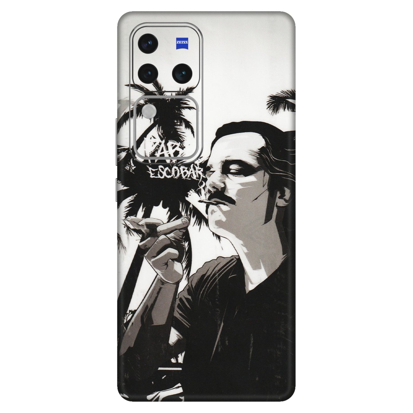 VIVO Z/V/X/T/U/S Series Phone Skins (All Models) - Pab Escobar - Transparent Finish (T-05) Vivo V30 Pro (5G)