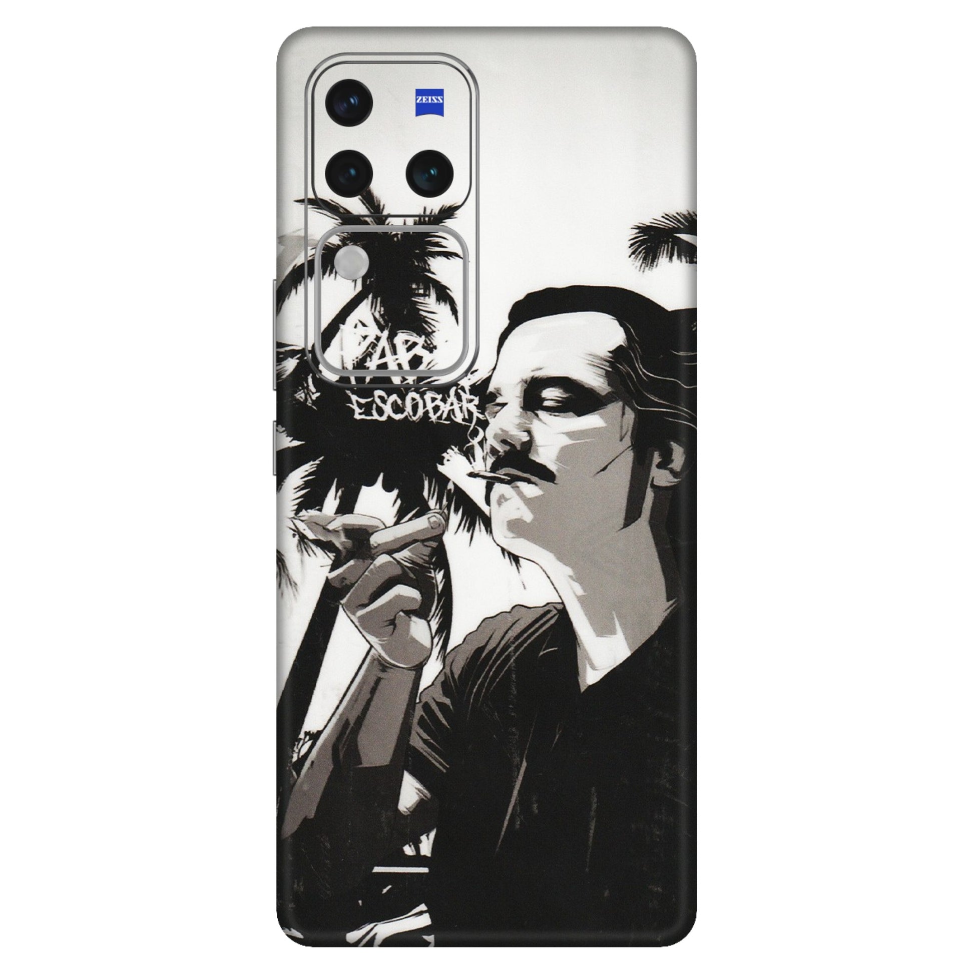 VIVO Z/V/X/T/U/S Series Phone Skins (All Models) - Pab Escobar - Transparent Finish (T-05) Vivo V30 Pro (5G)