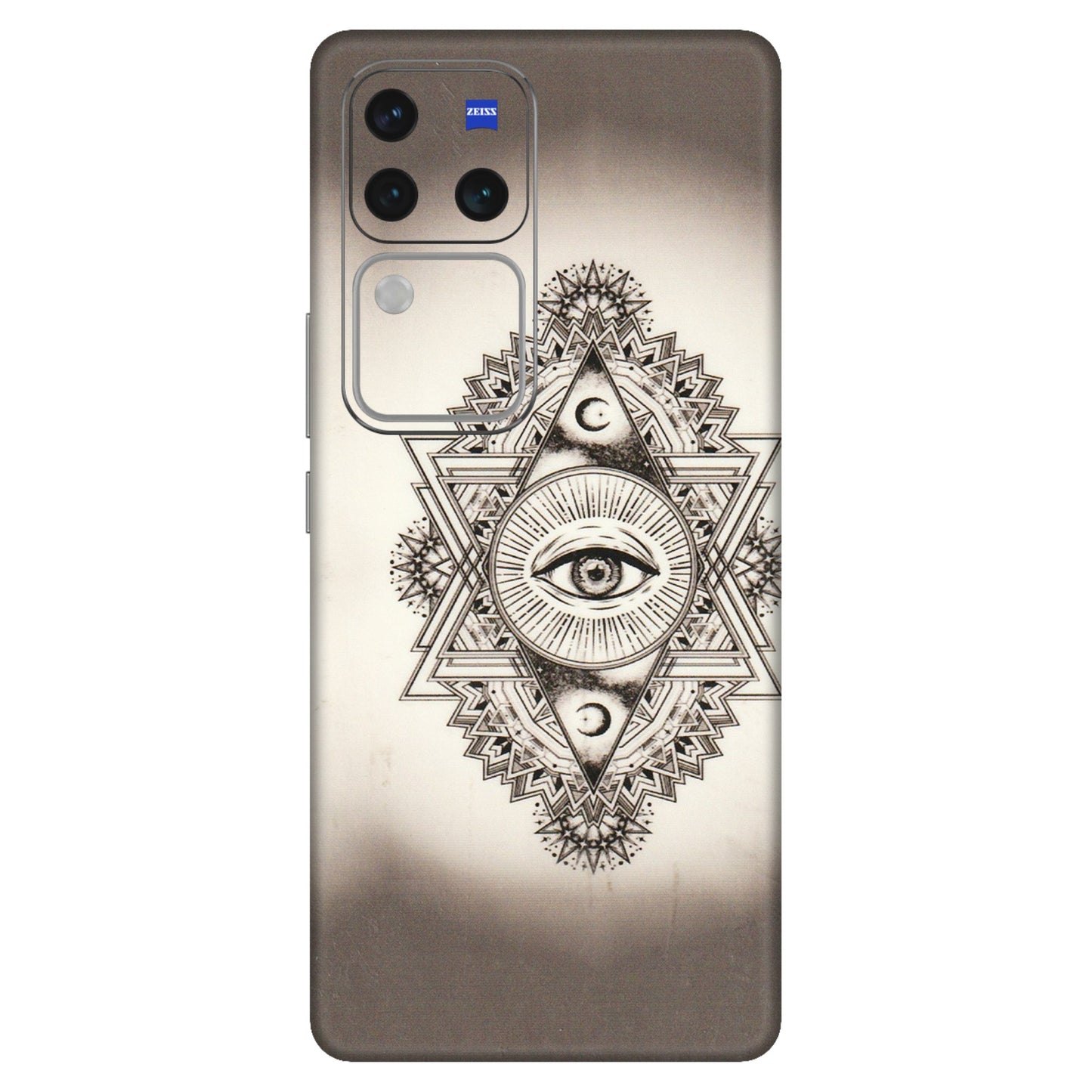 VIVO Z/V/X/T/U/S Series Phone Skins (All Models) - Illuminati Great Eye - Transparent Finish (T-14) Vivo V30 Pro (5G)