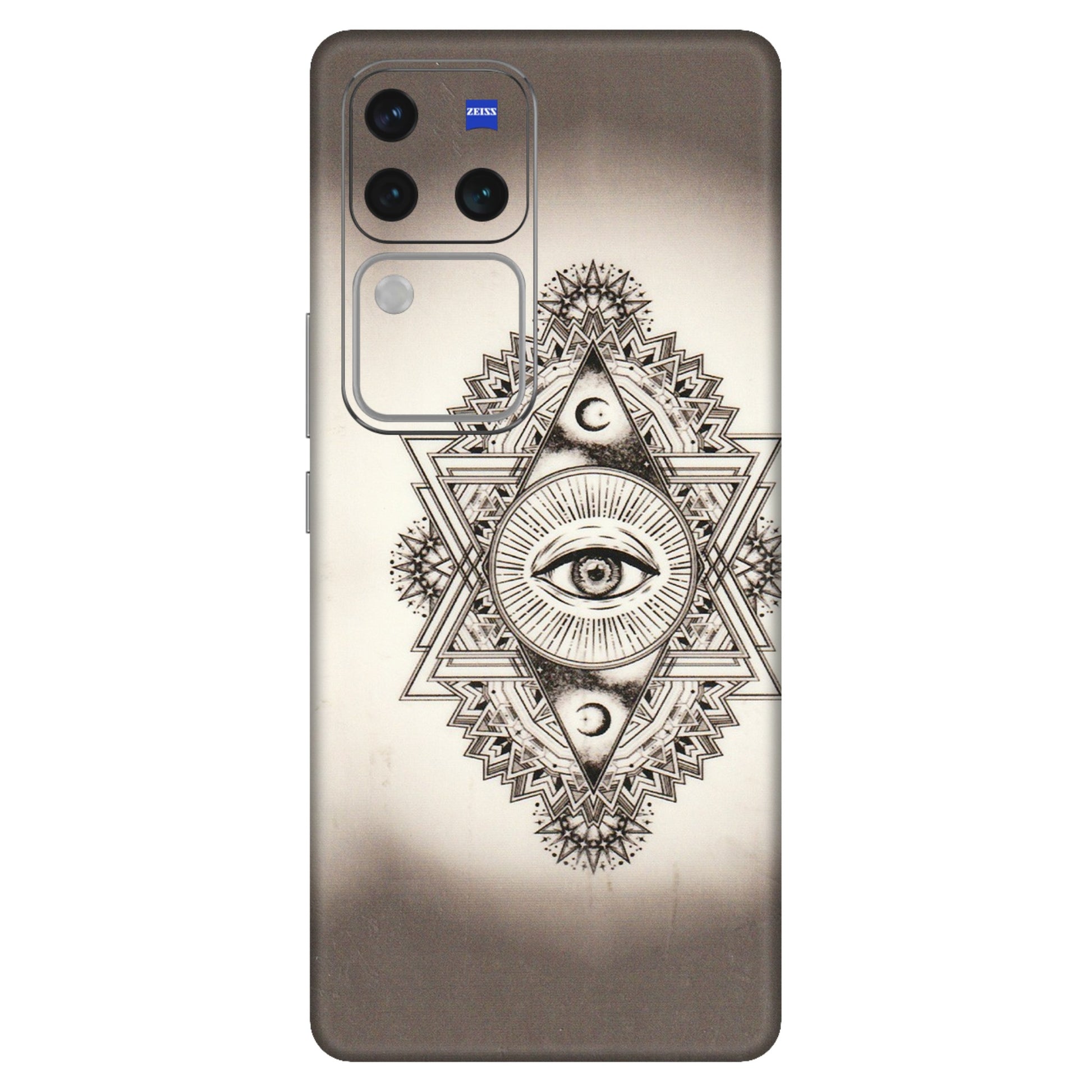 VIVO Z/V/X/T/U/S Series Phone Skins (All Models) - Illuminati Great Eye - Transparent Finish (T-14) Vivo V30 Pro (5G)