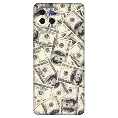 VIVO Z/V/X/T/U/S Series Phone Skins (All Models) - Dollar Lover - Transparent Finish (T-17) Vivo V30 Pro (5G)