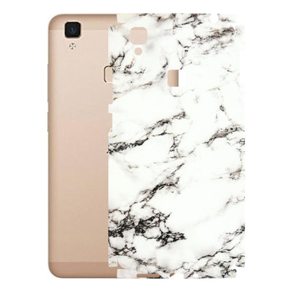VIVO Z/V/X/T/U/S Series Phone Skins (All Models) - Black and White Marble Texture - 3D Embossed Finish (L-124) Vivo V3