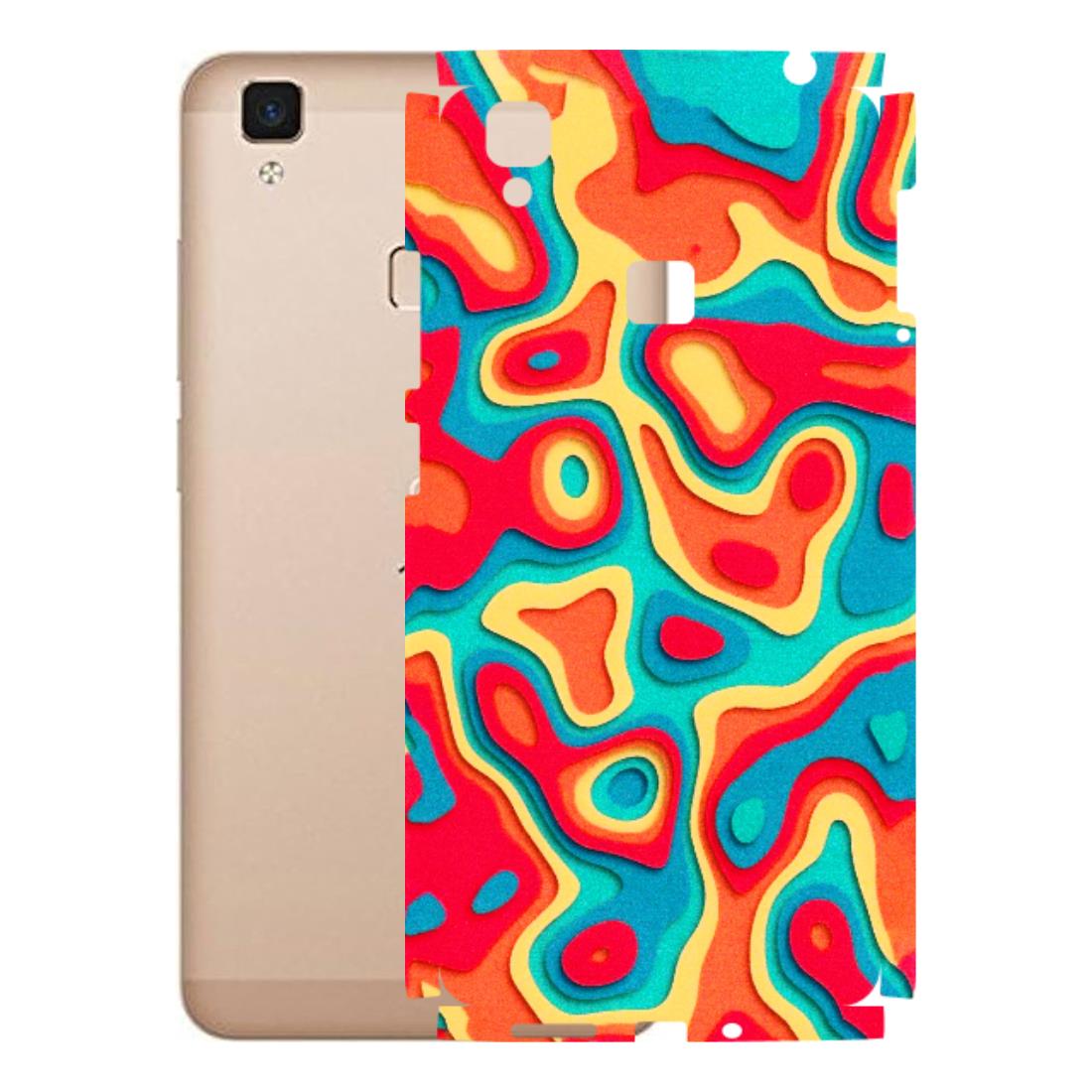 VIVO Z/V/X/T/U/S Series Phone Skins (All Models) - Abstract Swirl - 3D Embossed Finish (L-150) Vivo V3
