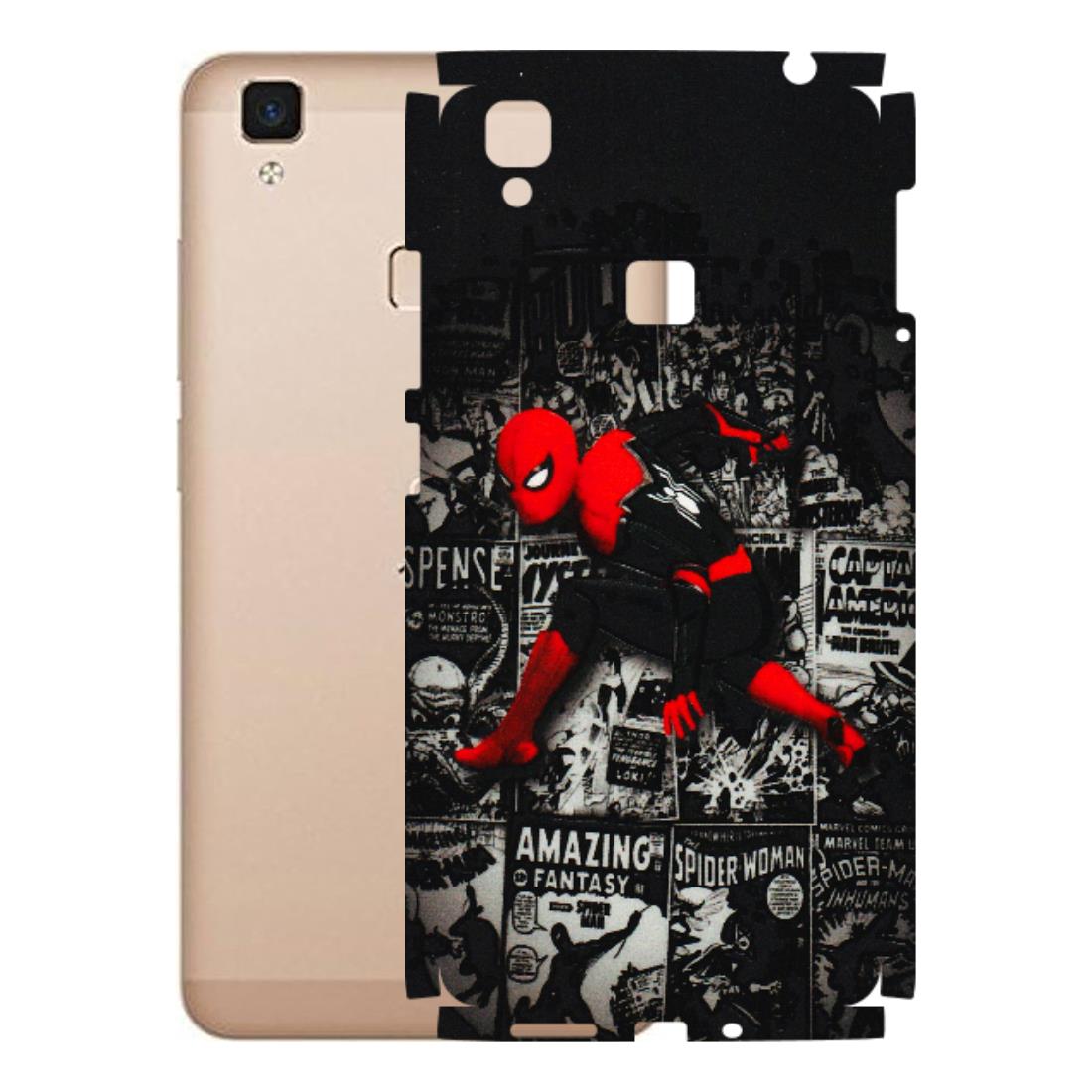 VIVO Z/V/X/T/U/S Series Phone Skins (All Models) - SpiderMan New - 3D Embossed Finish (L-162) Vivo V3