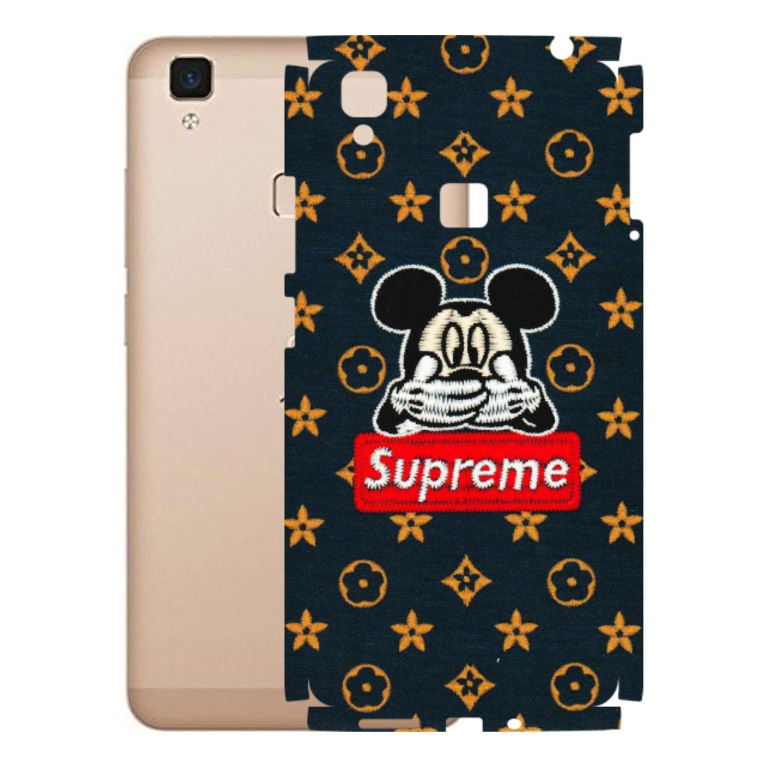 VIVO Z/V/X/T/U/S Series Phone Skins (All Models) - Mickey Supreme - Matte Finish (M-83) Vivo V3