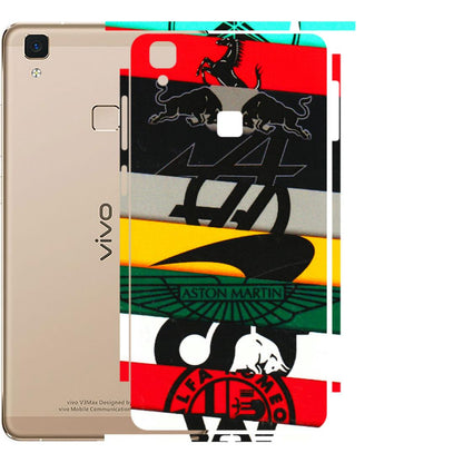 VIVO Z/V/X/T/U/S Series Phone Skins (All Models) - Multi Designer Brands - 3D Embossed Finish (L-187) Vivo V3 Max