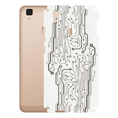 VIVO Z/V/X/T/U/S Series Phone Skins (All Models) - Tech Circuits - Transparent Finish (T-03) Vivo V3