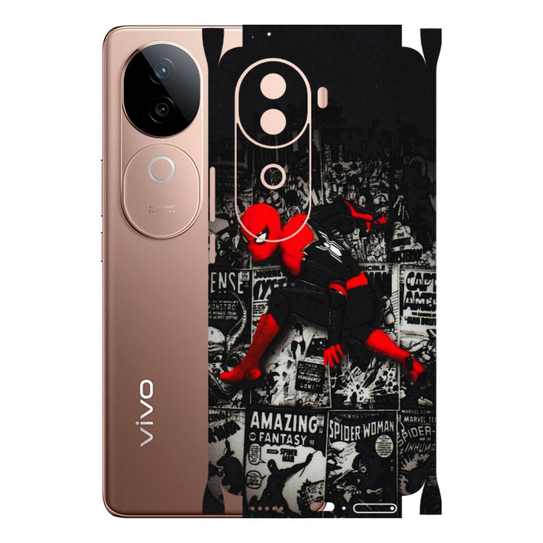 VIVO Z/V/X/T/U/S Series Phone Skins (All Models) - SpiderMan New - 3D Embossed Finish (L-162) Vivo V40E (5G)