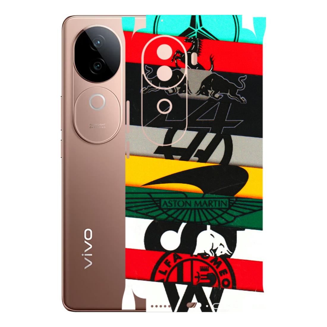 VIVO Z/V/X/T/U/S Series Phone Skins (All Models) - Multi Designer Brands - 3D Embossed Finish (L-187) Vivo V40E (5G)