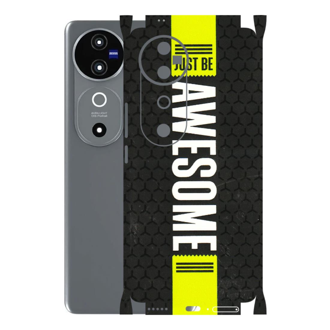 VIVO Z/V/X/T/U/S Series Phone Skins (All Models) - Just Be Awesome - 3D Embossed Finish (L-101) Vivo V40 5G