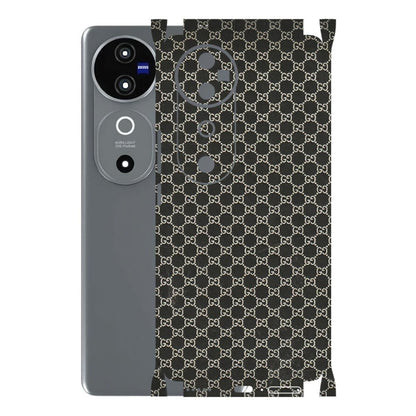 VIVO Z/V/X/T/U/S Series Phone Skins (All Models) - Black G Print - 3D Embossed Finish (L-109) Vivo V40 5G