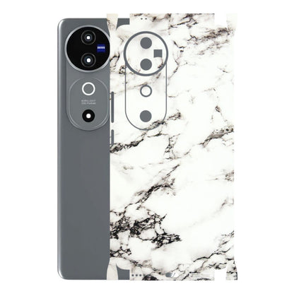 VIVO Z/V/X/T/U/S Series Phone Skins (All Models) - Black and White Marble Texture - 3D Embossed Finish (L-124) Vivo V40 5G