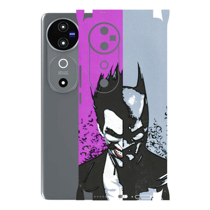 VIVO Z/V/X/T/U/S Series Phone Skins (All Models) - Batman & Joker - 3D Embossed Finish (L-143) Vivo V40 5G
