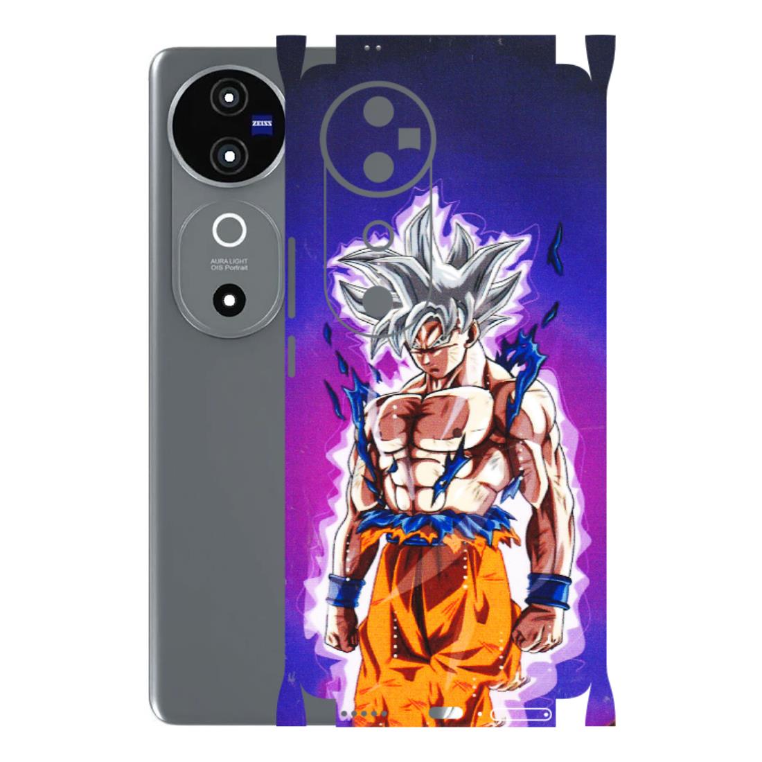 VIVO Z/V/X/T/U/S Series Phone Skins (All Models) - Goku Purple Anime - 3D Embossed Finish (L-147) Vivo V40 5G