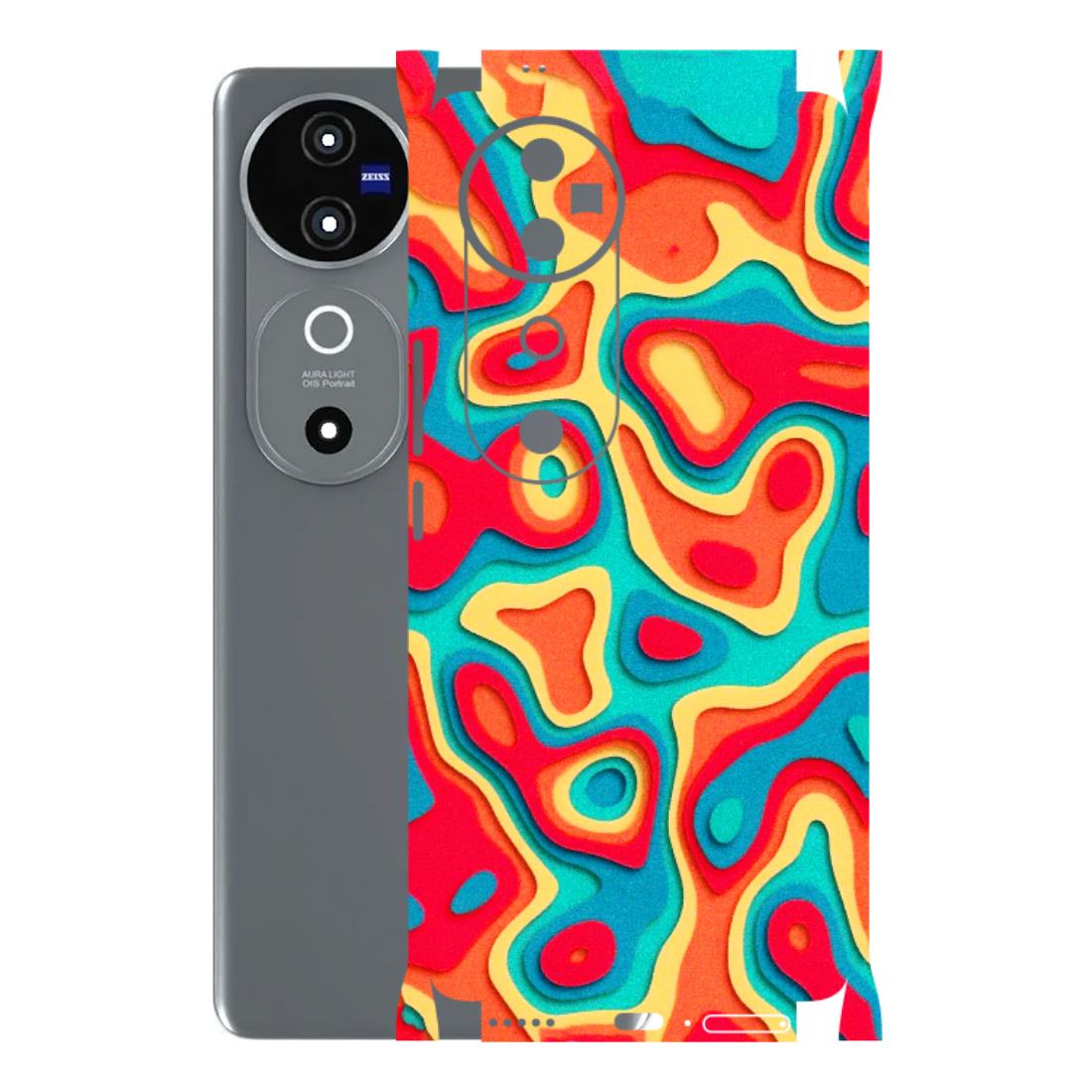 VIVO Z/V/X/T/U/S Series Phone Skins (All Models) - Abstract Swirl - 3D Embossed Finish (L-150) Vivo V40 5G