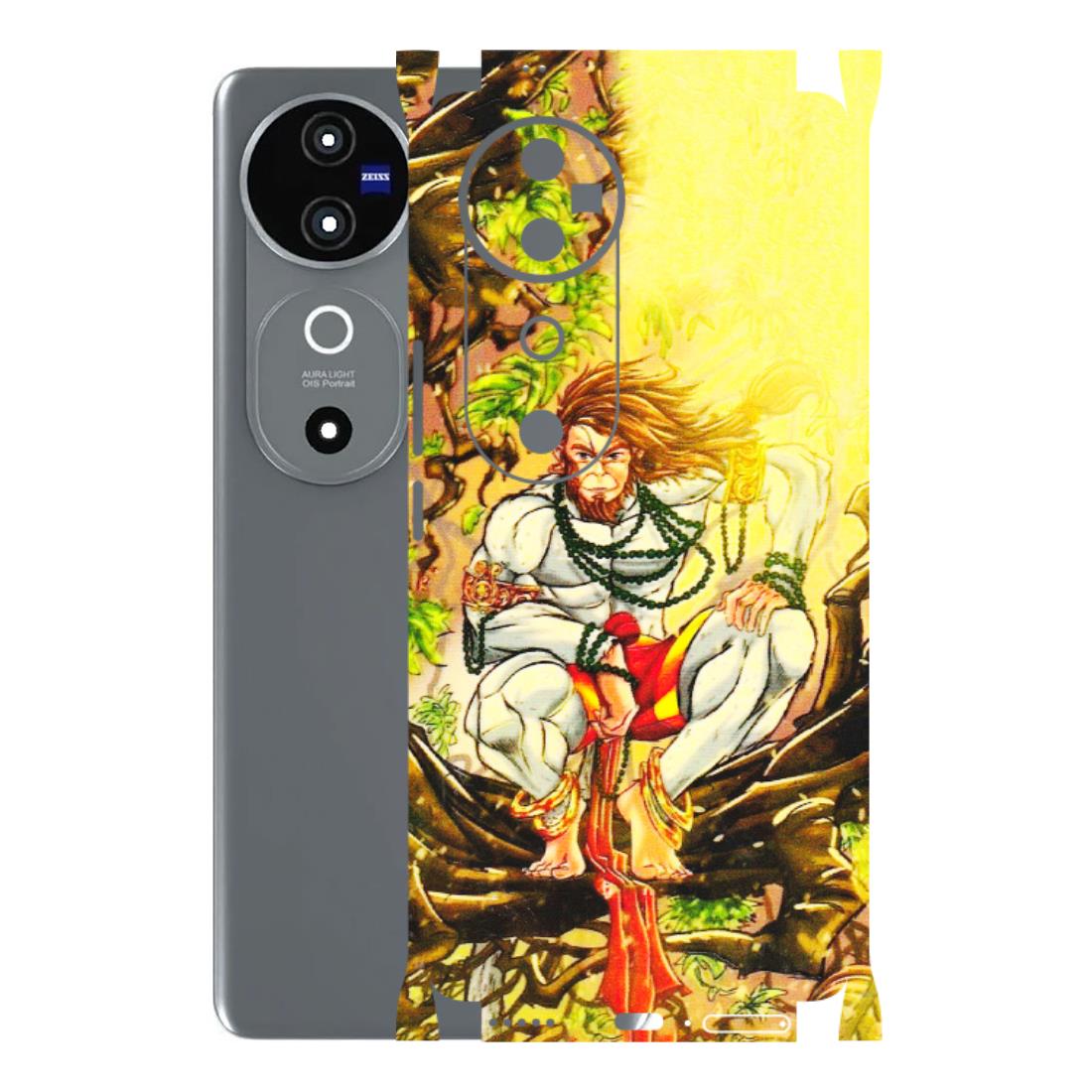 VIVO Z/V/X/T/U/S Series Phone Skins (All Models) - Lord Hanuman - 3D Embossed Finish (L-152) Vivo V40 5G
