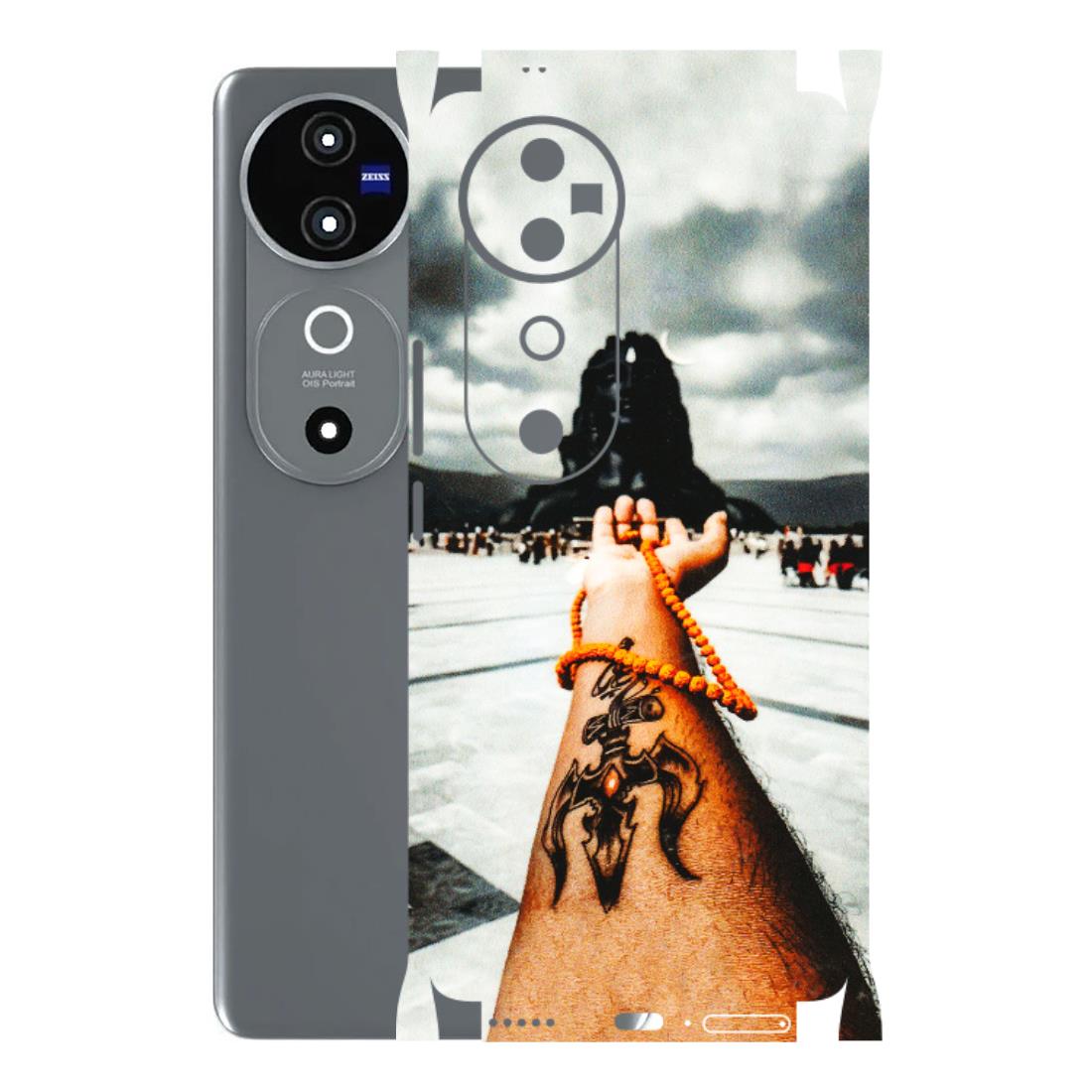 VIVO Z/V/X/T/U/S Series Phone Skins (All Models) - Jai Adiyogi Mahakaal - 3D Embossed Finish (L-164) Vivo V40 5G