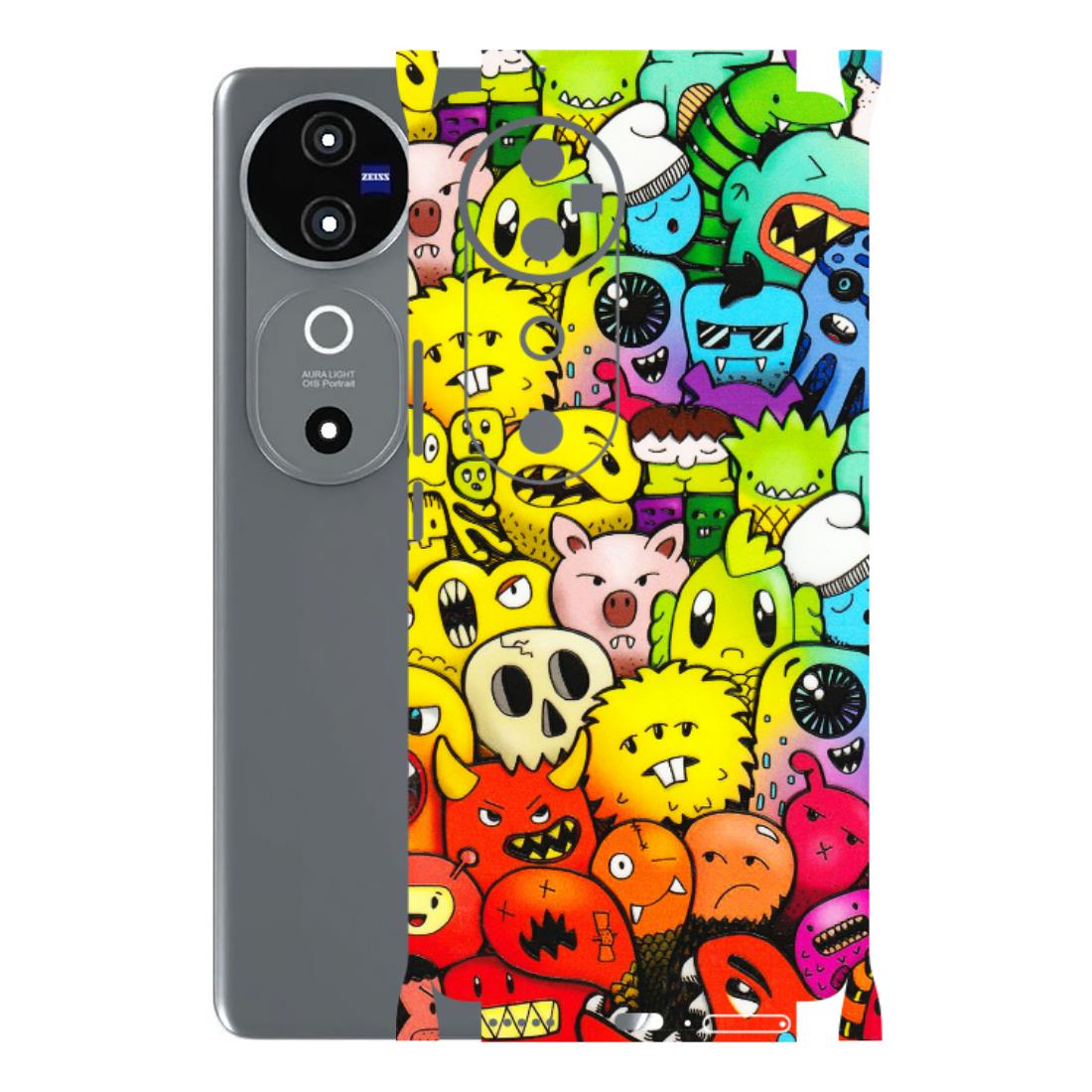 VIVO Z/V/X/T/U/S Series Phone Skins (All Models) - Angry Funkies - 3D Embossed Finish (L-169) Vivo V40 5G